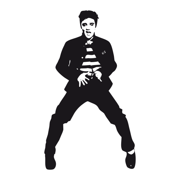 3970.png Vinilo decorativo Elvis