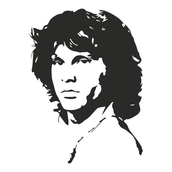 3976.png Vinilo decorativo Jim Morrison