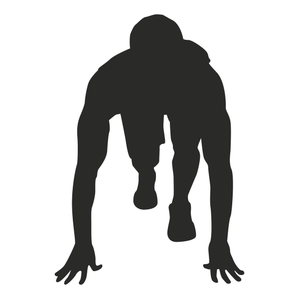 Vinilo decorativo atleta