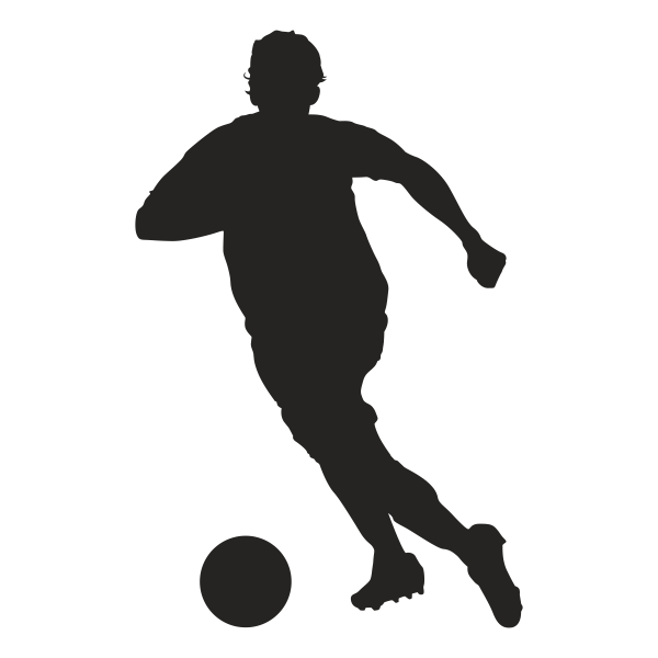 Vinilo decorativo futbolista