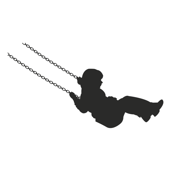 Vinilo infantil columpio