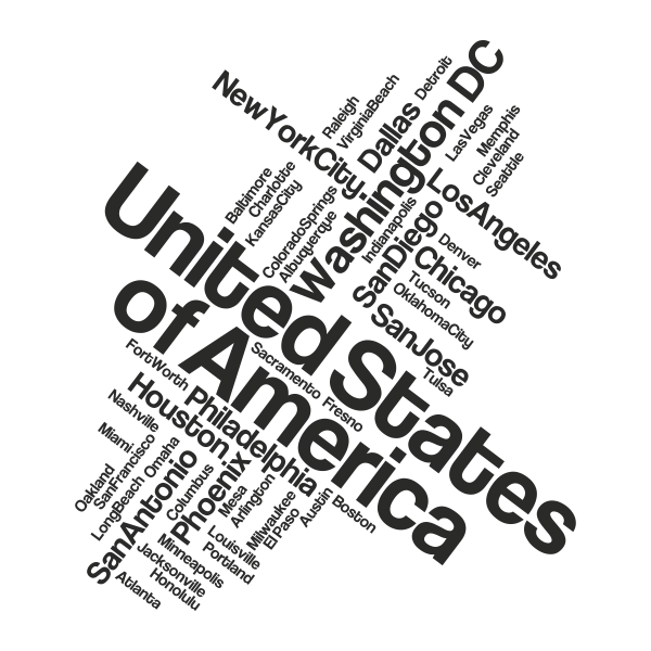 Vinilo decorativo collage ciudades