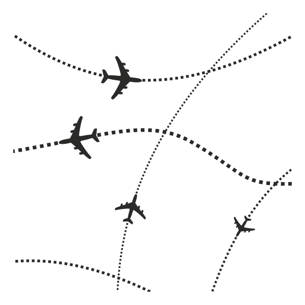 4184.png Vinilo decorativo aviones