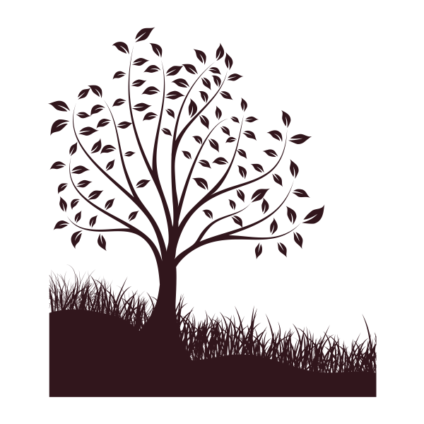 Vinilo decorativo arbol otoñal