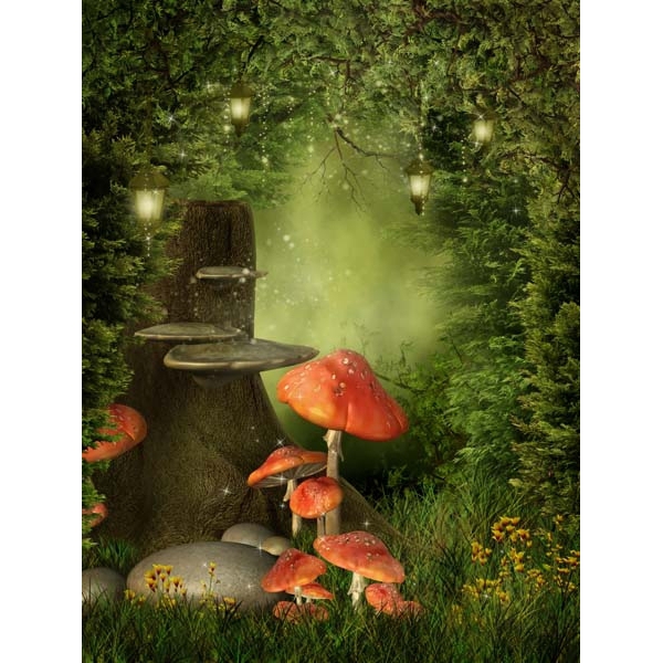 4362-1.jpg Fotomural infantil bosque encantado