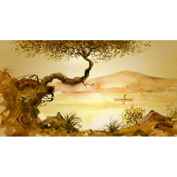 4412-1.jpg Fotomural atardecer asiático