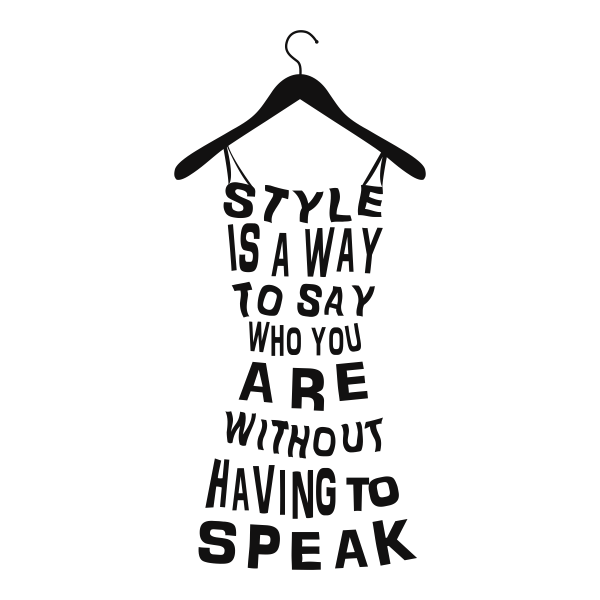 Vinilo decorativo percha estilo