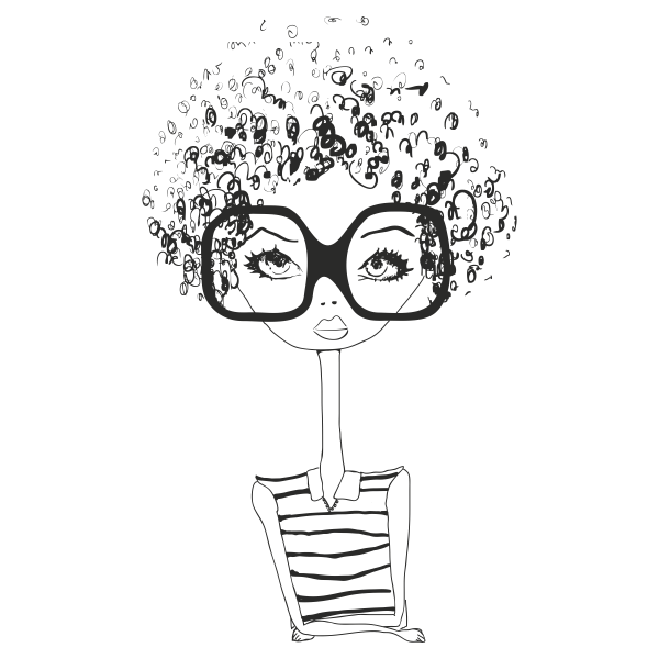 Vinilo decorativo fashion girl