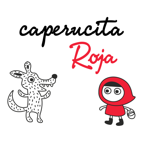 4480.png Vinilo infantil caperucita roja