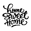 Vinilo decorativo Home sweet home