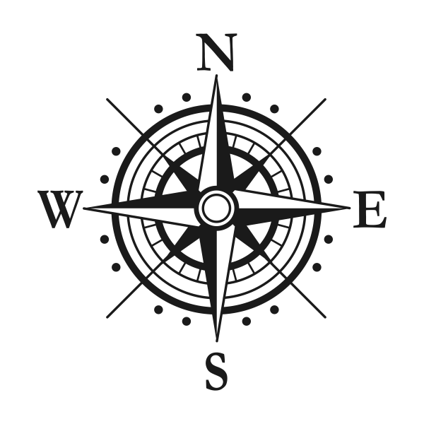 Vinilo decorativo rosa de los vientos