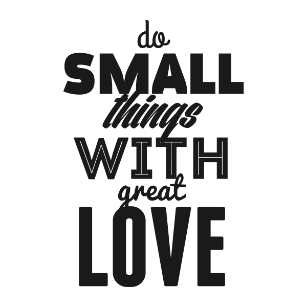 4640.png Vinilo decorativo Small things