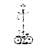 Vinilo decorativo farola y bicicleta