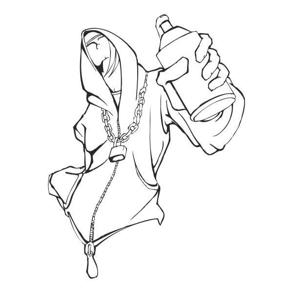 Vinilo decorativo grafitero