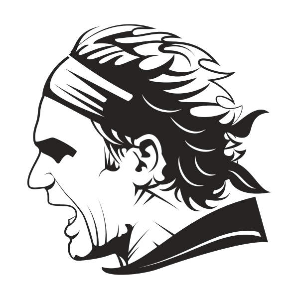 Vinilo decorativo Roger Federer