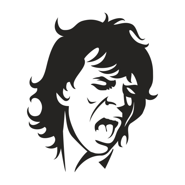 4974.png Vinilo decorativo Mick Jagger