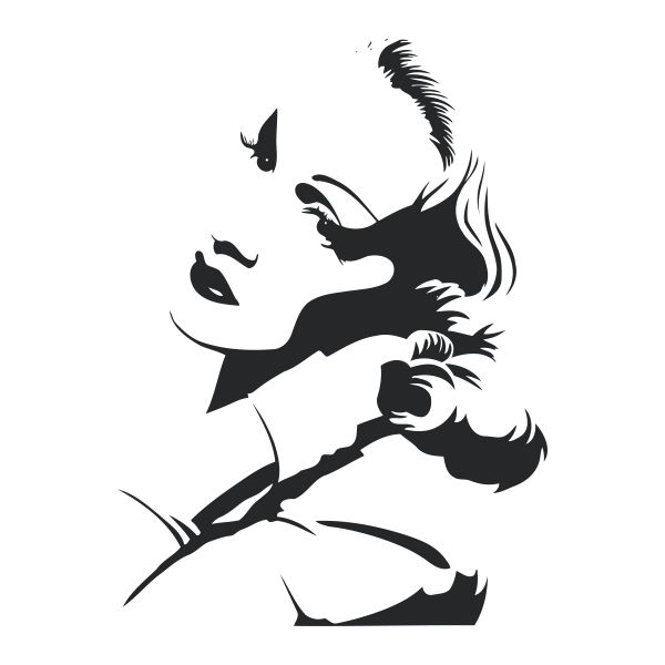 5392.png Vinilo decorativo Marlene Dietrich