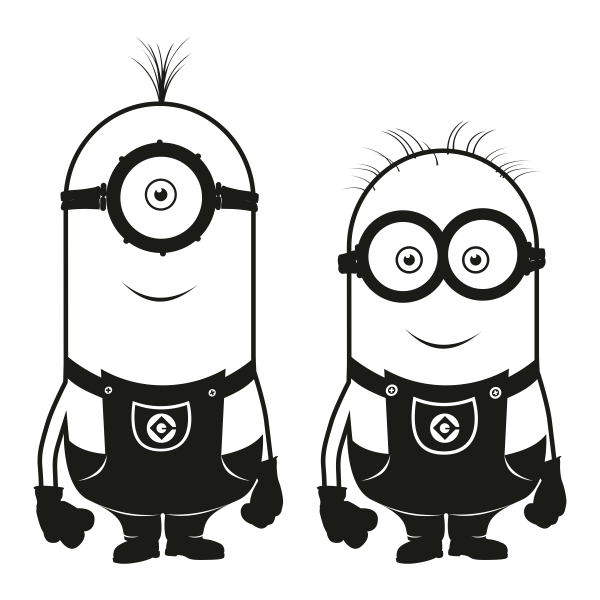 5434.png Vinilo infantil Minions