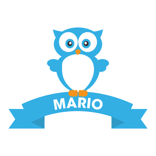 5651.png Vinilo infantil buho personalizable niño