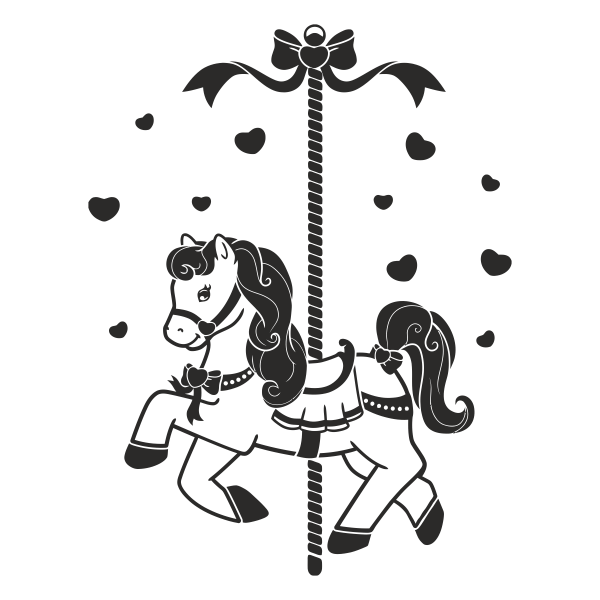 5727.png Vinilo infantil tiovivo