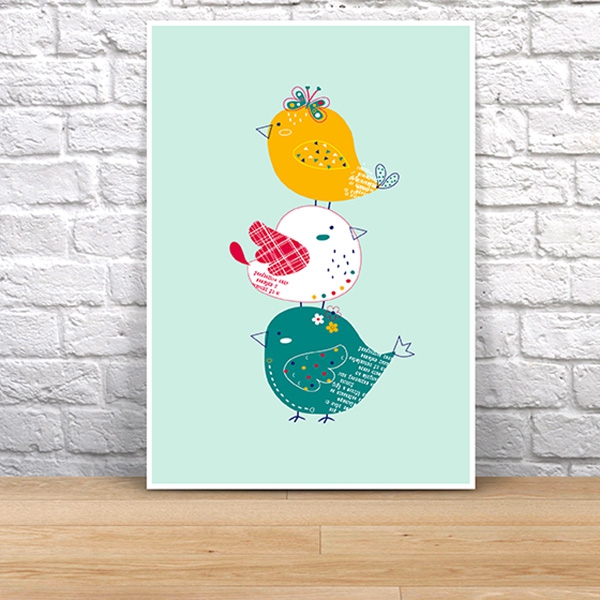 5840-1.jpg Lámina torre de pajaritos