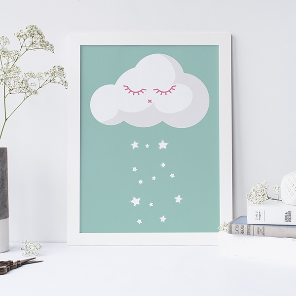 Lámina stairs cloud