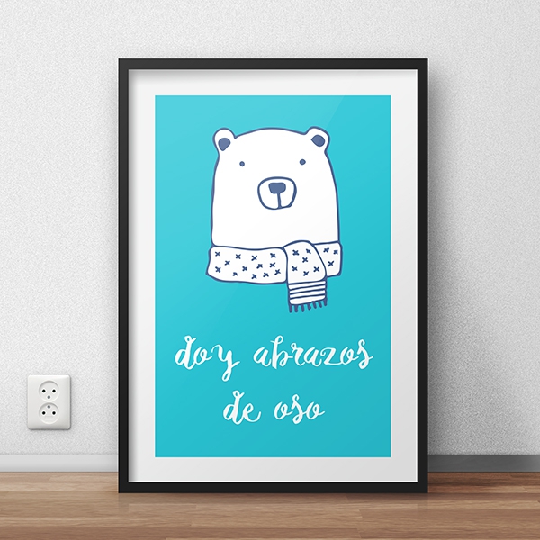 5845-1.jpg Lámina abrazos de oso