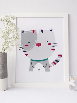 Lámina beauty cat