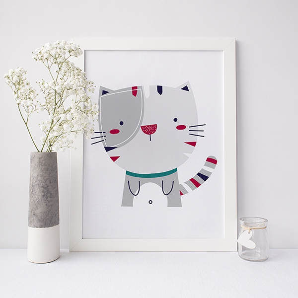 Lámina beauty cat