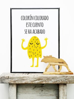 Lámina colorín colorado