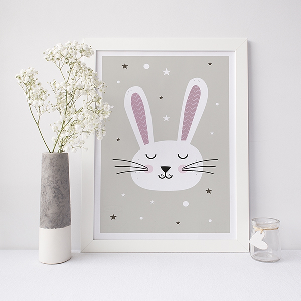 5866-1.jpg Lámina happy rabbit