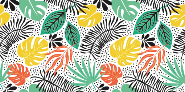 pp12 Papel pintado color leaves