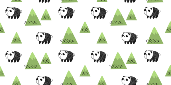 Papel pintado panda bear