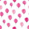 pp27 Papel pintado pink leaves